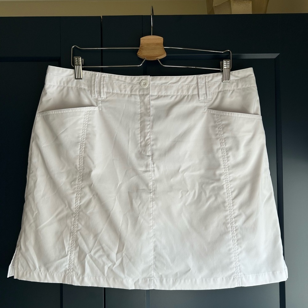 Nivo Golf Skirt White